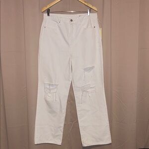 Blank NYC Women's Ribcage Wide leg Jeans